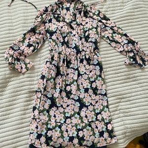 J Crew floral dress 2 size like new